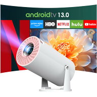 ★4/13迄限定1300円OFF★プロジェクター【3年保証】【最新Android TV 搭載＆270°回転】 20000LM 天井投…