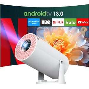 ��4/4������1350�~OFF���v���W�F�N�^�[�y3�N�ۏ؁z�y�ŐVAndroid TV ���ځ�270°��]�z 20000LM �V�䓊�e 1080P WIFI6 ������`�␳ 4K�Ή� Bluetooth5.3 ���^ �z�[���v���W�F�N�^�[ �ƒ�p �X�^���h��̌^ �Z