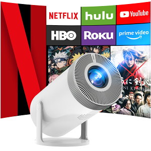 }\5999~5{PAlprojec vWFN^[ ^ 20000LM 1080P 4KΉ 270°] V䓊e `␳ Wi-FiȂ L uԐڑ Bluetooth5.3 HiFiXs[J[ Ze Y[@\ z[v