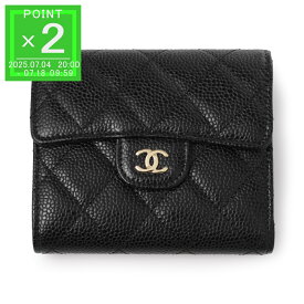 シャネル CHANEL 3つ折り財布 小銭入れ付き ブラック レディース ap0231 y01864 c3906 MATELASSE【返品交換不可】