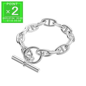 エルメス HERMES ブレスレット シルバー メンズ レディース chaine dancre gm silver CHAINE D’ANCRE GM BRACELET【返品交換不可】