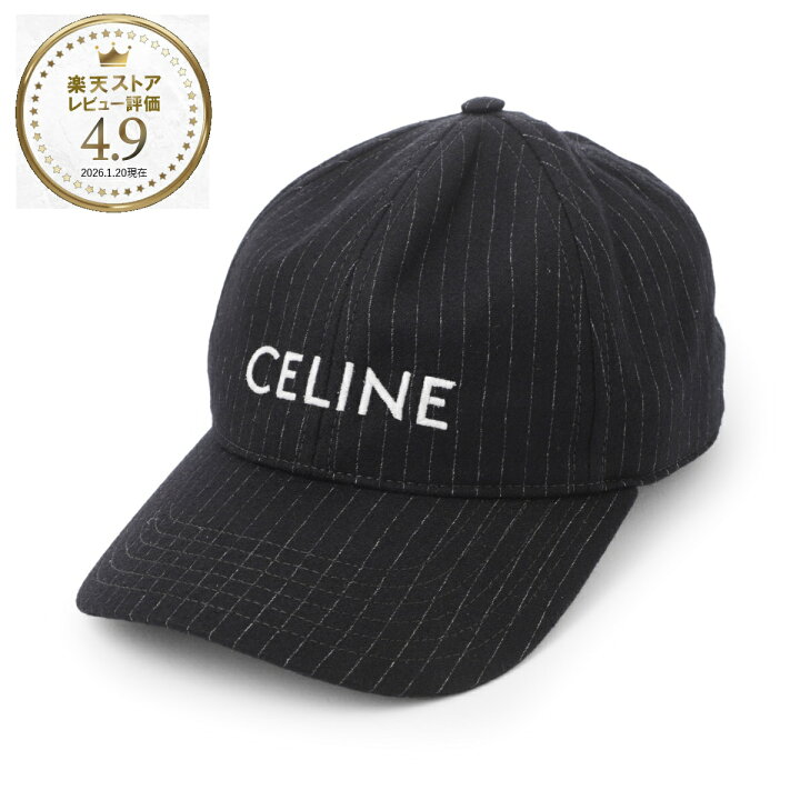 楽天市場】セリーヌ CELINE ベースボールキャップ ブラック メンズ 