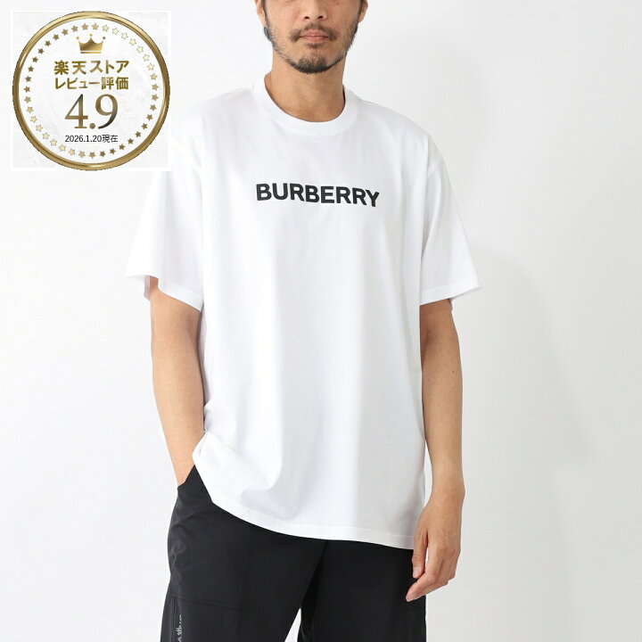 楽天市場】バーバリー BURBERRY クルーネックTシャツ ホワイト メンズ 