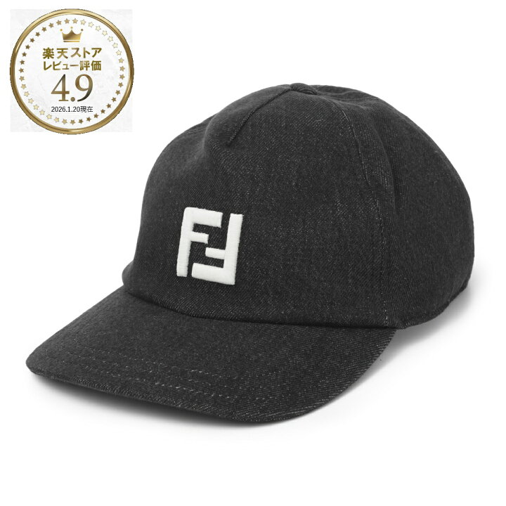 楽天市場】フェンディ FENDI ベースボールキャップ ブラック メンズ 