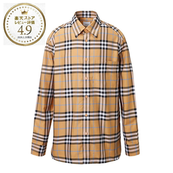 楽天市場】【アウトレット】バーバリー BURBERRY 長袖レギュラーカラー 