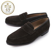 【アウトレット】クロケット&ジョーンズ CROCKETT&JONES ローファー ブラウン メンズ 大きいサイズあり b…