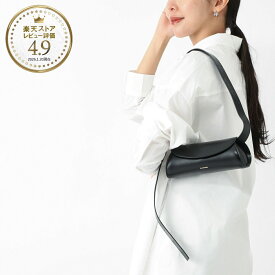 ジルサンダー JIL SANDER ショルダーバッグ 2WAY ハンドバッグ ブラック レディース CANNOLO MINI カンノーロ ミニ【返品送料無料】