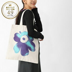 【アウトレット】『ネコポス対応(2点まで)』マリメッコ marimekko トートバッグ ブルー レディース 094598 850 Vankka Akvarelli Unikko Kioski bag【返品送料無料】[outnew]