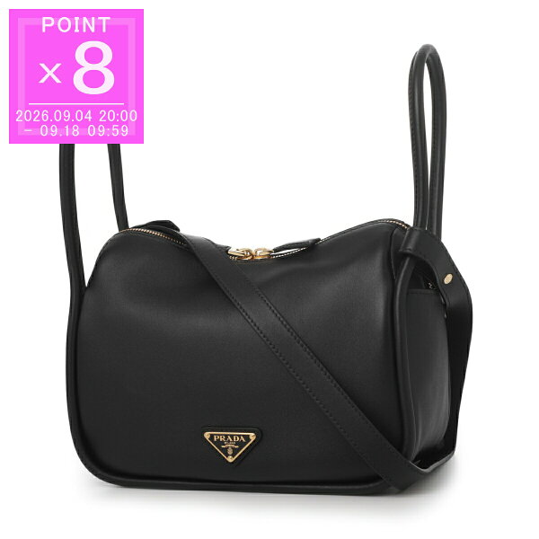 プラダ PRADA ハンドバッグ 2WAY ショルダーバッグ ブラック レディース 1ba451 vovo 2cys f0002 PRADA DARLING LEATHER HANDBAG【返品送料無料】