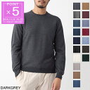 グランサッソ Gran Sasso クルーネックニット メンズ 大きいサイズあり PARICOLLO M/L【返品送料無料】[2026AW]