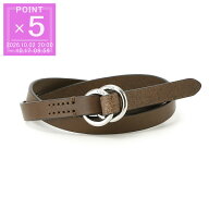ジェイ&エム デヴィッドソン J&M DAVIDSON ベルト ブラウン メンズ DOUBLE RING BELT 20MM ダブルリング …