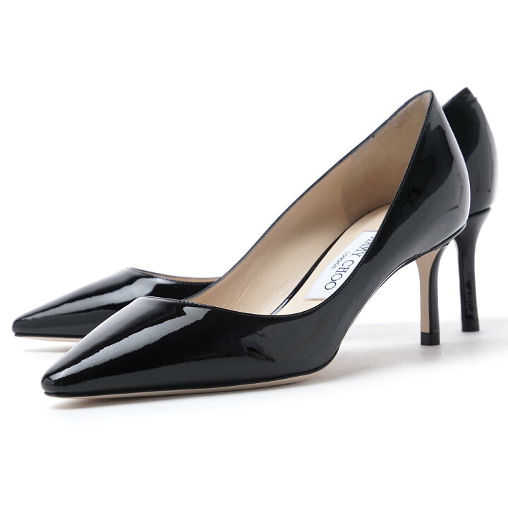 楽天市場 ジミーチュウ Jimmy Choo パンプス ハイヒール 6cm ブラック レディース パテント ブラック 黒 ポインテッド トゥ Romy 60 Pat Black Romy 60 ロミー あす楽対応 関東 返品送料無料 ラッピング無料 モダンブルー楽天市場店