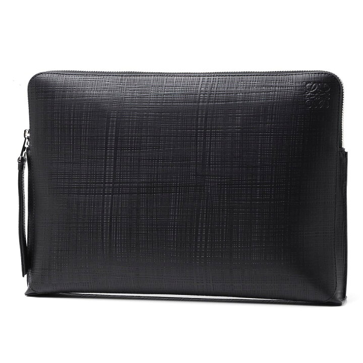 楽天市場 ロエベ Loewe クラッチバッグ ポートフォリオ ブラック メンズ バッグ レザー マルチ ケース P46 1100 Goya Portafolio あす楽対応 関東 返品送料無料 ラッピング無料 モダンブルー楽天市場店