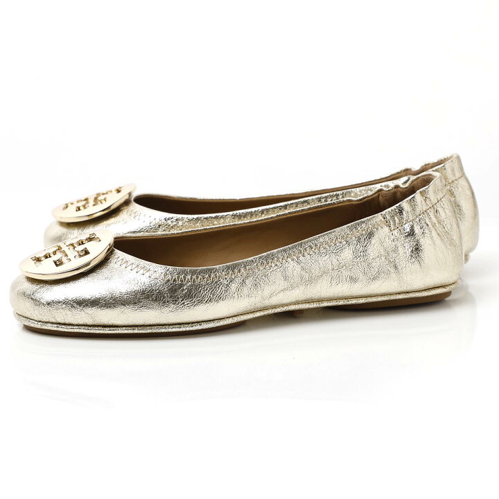 楽天市場 トリーバーチ Tory Burch フラットシューズ ゴールド レディース 大きいサイズあり 723 Minnie Travel Ballet あす楽対応 関東 返品送料無料 ラッピング無料 モダンブルー楽天市場店