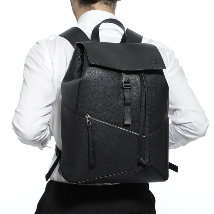 楽天市場 ロエベ Loewe バックパック リュックサック ブラック メンズ カジュアル バッグ Z54 1100 Mochila Puzzle Back Pack あす楽対応 関東 返品送料無料 ラッピング無料 モダンブルー楽天市場店