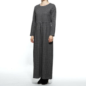 マックスマーラ WEEKEND Max Mara ワンピース ブラック レディース ロング ウィークエンド チェック 56260593000 13154 001 NITRA【返品送料無料】【ラッピング無料】