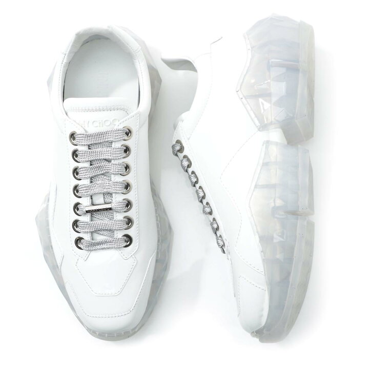 楽天市場 アウトレット ラスト1点 ジミーチュウ Jimmy Choo スニーカー ホワイト レディース ローカット 大きいサイズあり Diamond F Cat White Diamond ダイアモンド 返品送料無料 ラッピング無料 あす楽対応 関東 モダンブルー楽天市場店