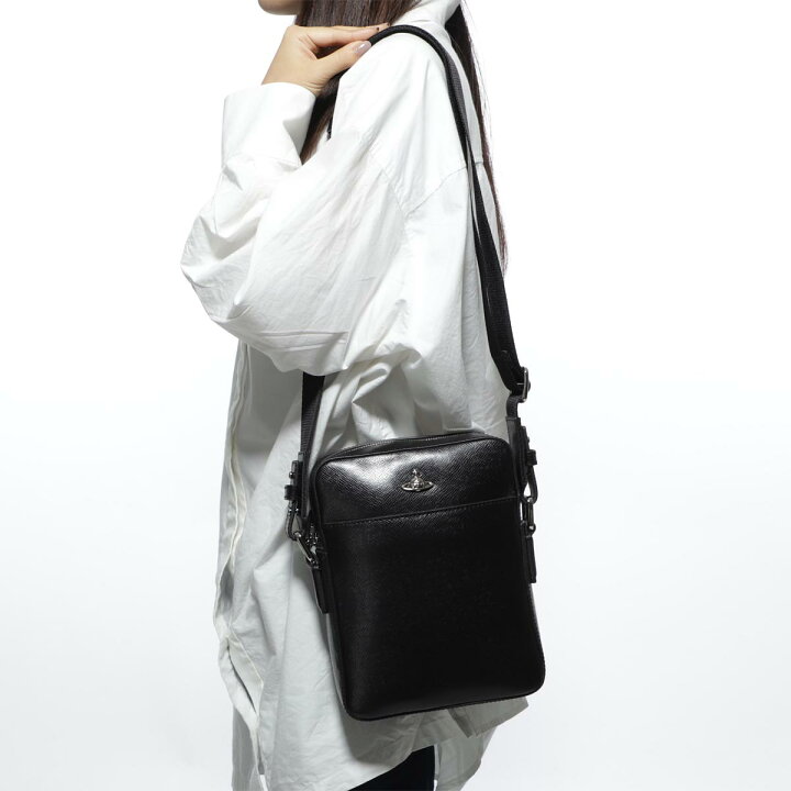 楽天市場 ヴィヴィアンウエストウッド Vivienne Westwood ショルダーバッグ クロスボディバッグ ブラック メンズ ギフト プレゼント レザー 本革 N403 Black Kent ケント あす楽対応 関東 返品送料無料 ラッピング無料 モダンブルー楽天市場店
