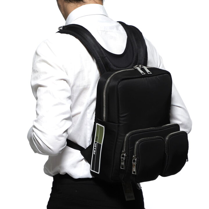楽天市場 プラダ Prada バックパック リュックサック ブラック メンズ バック パック 2vz043 Vyto 2da3 F0002 Tessuto Pocket あす楽対応 関東 返品送料無料 ラッピング無料 モダンブルー楽天市場店