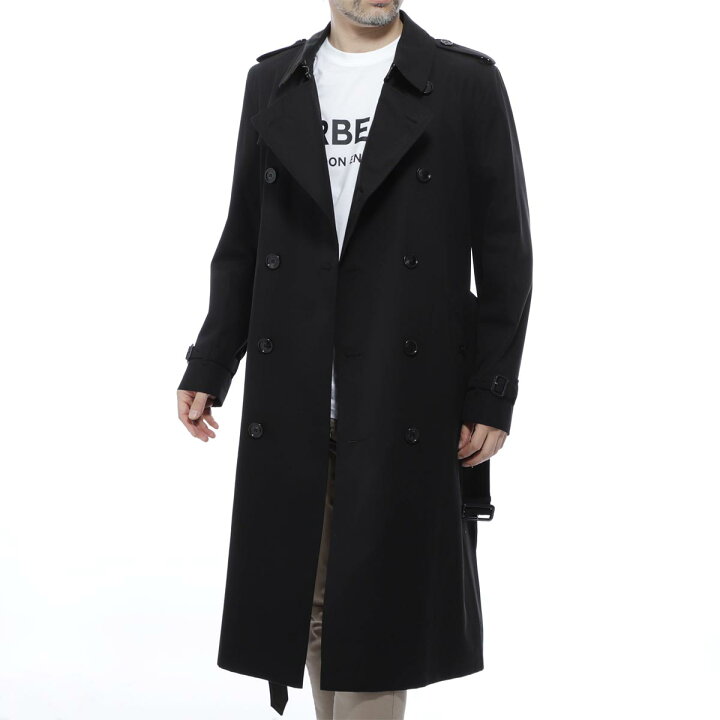 楽天市場 アウトレット ラスト1点 バーバリー Burberry トレンチコート ブラック メンズ コート クラシック Black Kensington Long ケンジントン ロング あす楽対応 関東 返品送料無料 ラッピング無料 モダンブルー楽天市場店