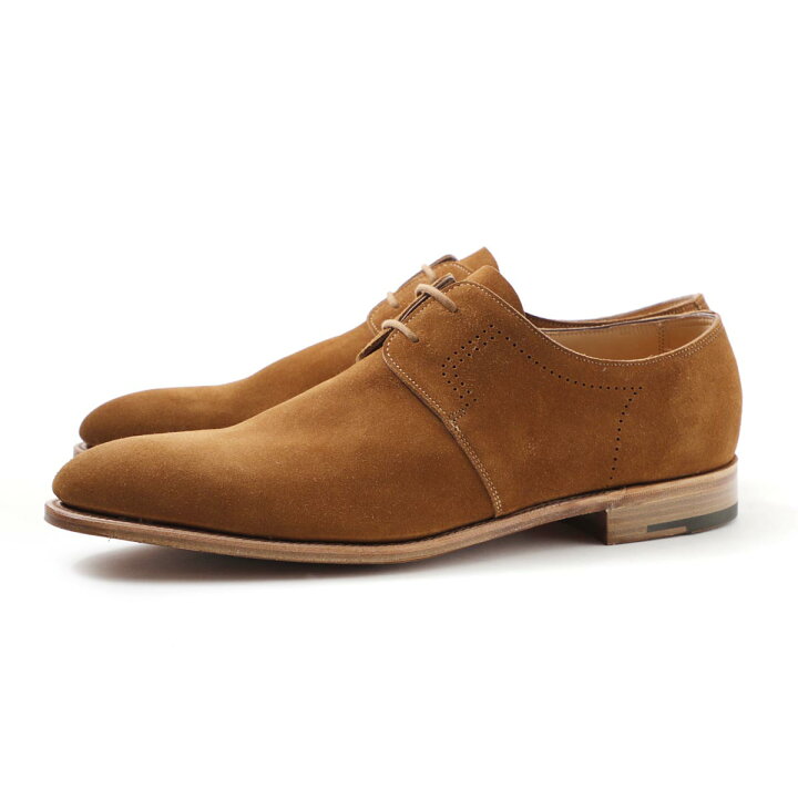 楽天市場 アウトレット ジョンロブ John Lobb スエードシューズ ブラウン メンズ 外羽根式シューズ スエード メンズ 大きいサイズあり Leith tle 6x Tobacco Leith リース ラスト8696 返品送料無料 ラッピング無料 あす楽対応 関東 モダンブルー楽天