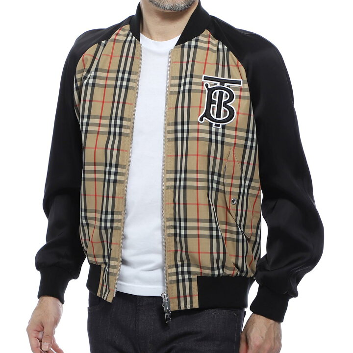 楽天市場 アウトレット バーバリー Burberry ブルゾン ナイロンジャケット ベージュ メンズ ボンバージャケット バーバリーチェック 大きいサイズあり Archivebeige Harlington Chk あす楽対応 関東 返品送料無料 ラッピング無料 モダンブルー