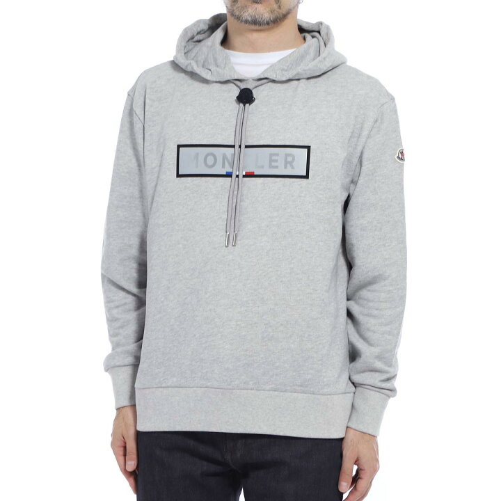 楽天市場 アウトレット モンクレール Moncler スウェットパーカ グレー メンズ 8g714 8098u 910 あす楽対応 関東 返品送料無料 ラッピング無料 モダンブルー楽天市場店