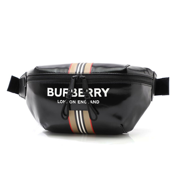 楽天市場】バーバリー BURBERRY ボディバッグ バムバッグ ブラック  