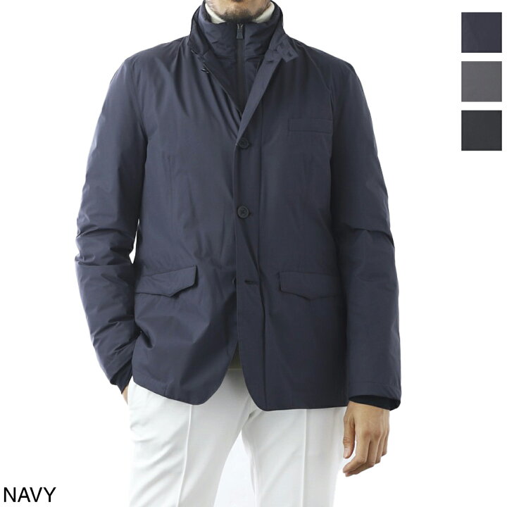 楽天市場 ヘルノ Herno ダウンコート ブルゾン メンズ 大きいサイズあり Pi104ul 91 Herno Laminar Sartorial Engineering Gore Tex あす楽対応 関東 返品送料無料 ラッピング無料 22aw モダンブルー楽天市場店