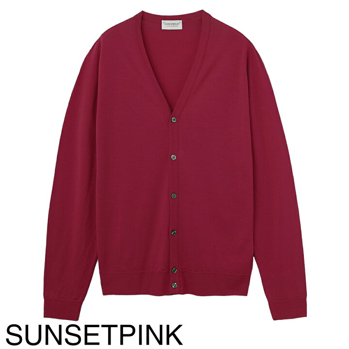 ジョンスメドレー John メンズ Larimarblue カーディガン Petworth Smedley