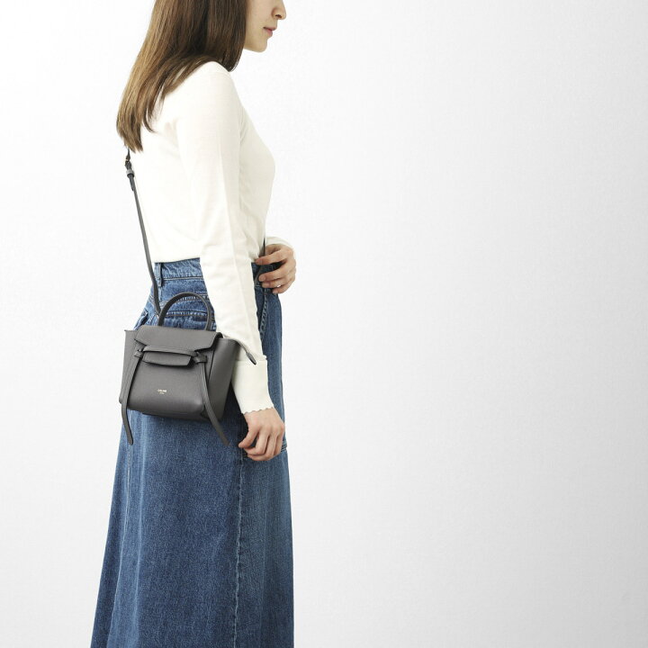 楽天市場】セリーヌ CELINE ハンドバッグ 2WAY グレー レディース  