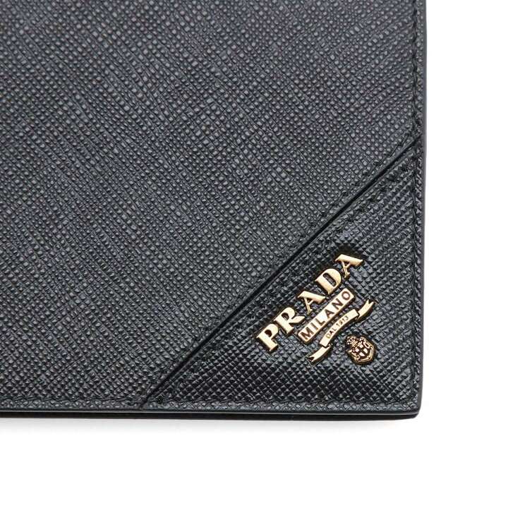 楽天市場】プラダ PRADA マネークリップ ブラック メンズ 2mn077 qme 