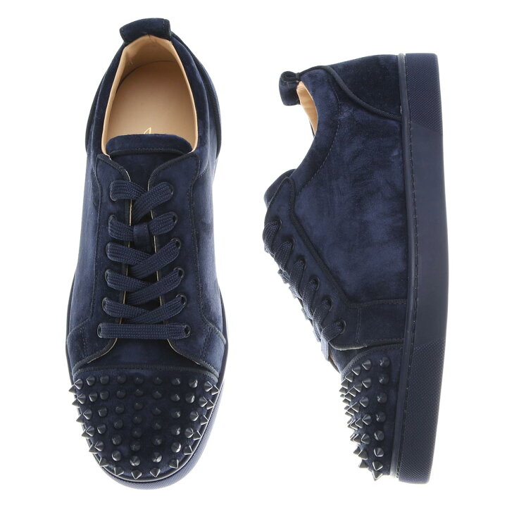 楽天市場 アウトレット クリスチャンルブタン Christian Louboutin スニーカー ブルー メンズ 大きいサイズあり U638 Bluscuro Bluscuro Mat Louis Junior Spikes Orlato あす楽対応 関東 返品送料無料 ラッピング無料 モダンブルー楽天市場店