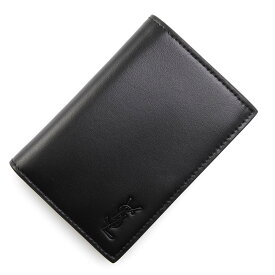 【アウトレット】サンローラン SAINT LAURENT 2つ折り財布 ブラック 607679 1jb0u 1000 TINY MONOGRAM CREDIT CARD WALLET【返品送料無料】