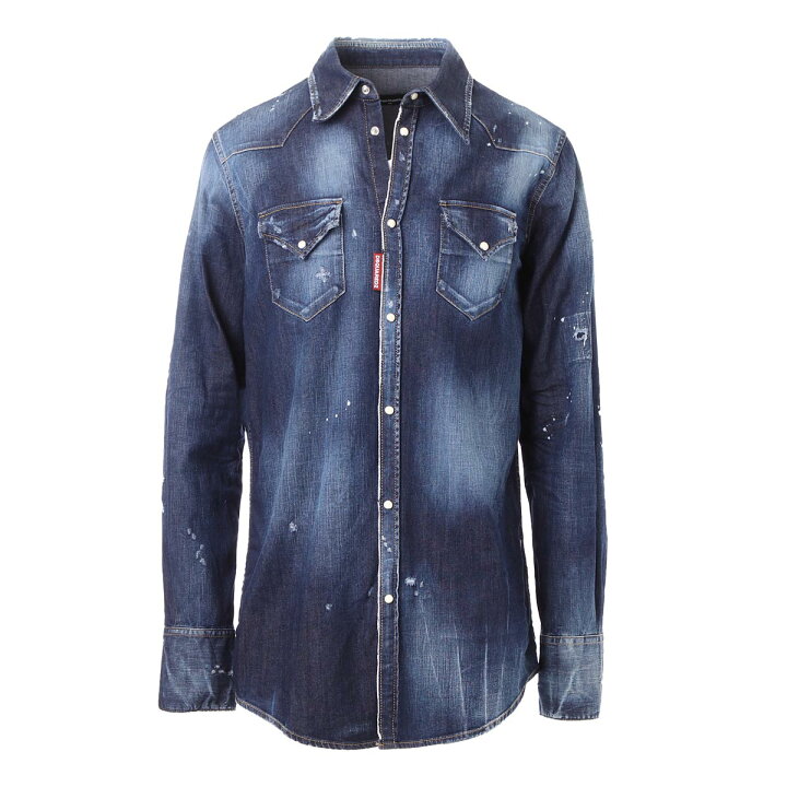 楽天市場】ディースクエアード DSQUARED2 デニムシャツ ブルー メンズ s74dm0453 s30341 470【あす楽対応_関東】【返品送料無料】【ラッピング無料】 : モダンブルー楽天市場店 楽天市場】ディースクエアード DSQUARED2 デニムシャツ ブルー メンズ s74dm0453 s30341 470【あす楽対応_関東】【返品送料無料】【ラッピング無料】 : モダンブルー楽天市場店