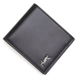 サンローラン SAINT LAURENT 2つ折り財布 ブラック メンズ 607727 1jb0e 1000 TINY MONOGRAM EAST/WEST WALLET【返品送料無料】