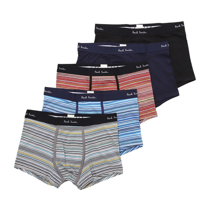 楽天市場 ポールスミス Paul Smith ボクサーパンツ 5枚セット マルチカラー メンズ M1a 914c E5pckl 47 Men Trunk 5 Pack あす楽対応 関東 返品交換不可 ラッピング無料 モダンブルー楽天市場店