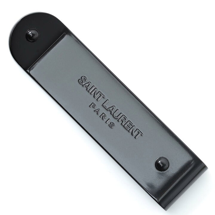 楽天市場】サンローラン SAINT LAURENT マネークリップ ブラック  