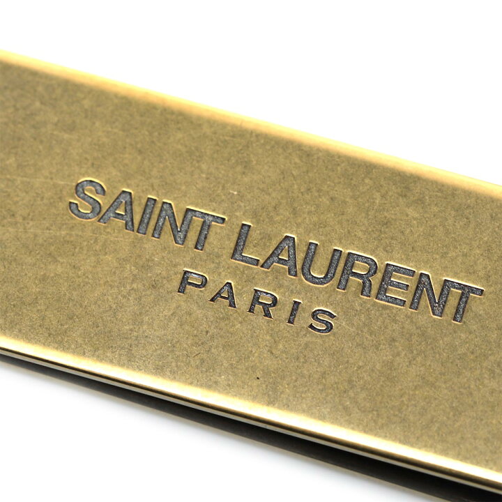 楽天市場】サンローラン SAINT LAURENT マネークリップ ゴールド 