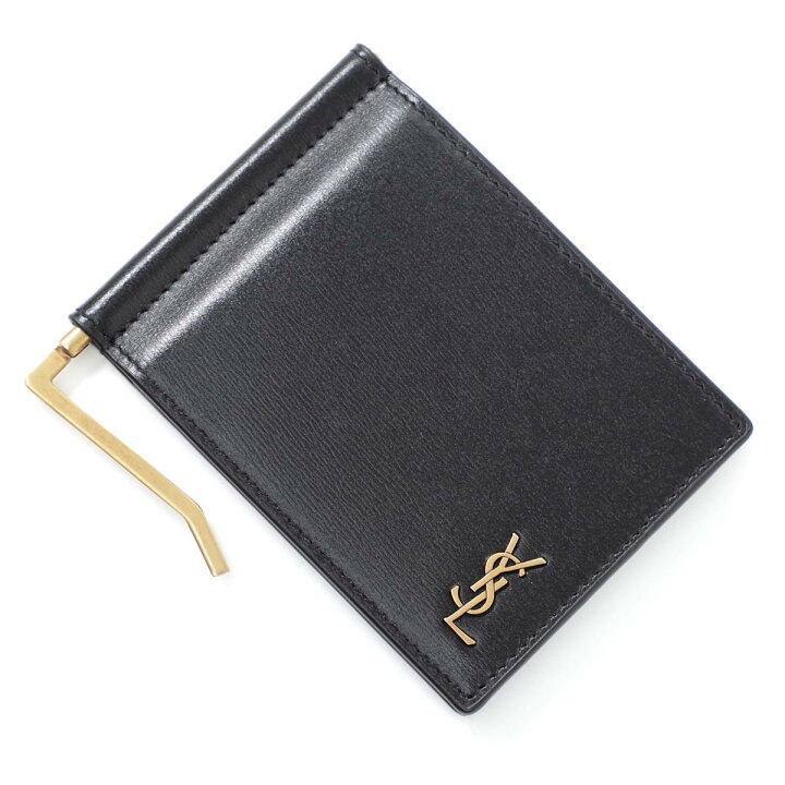 楽天市場】サンローラン SAINT LAURENT マネークリップ 財布 ブラック  