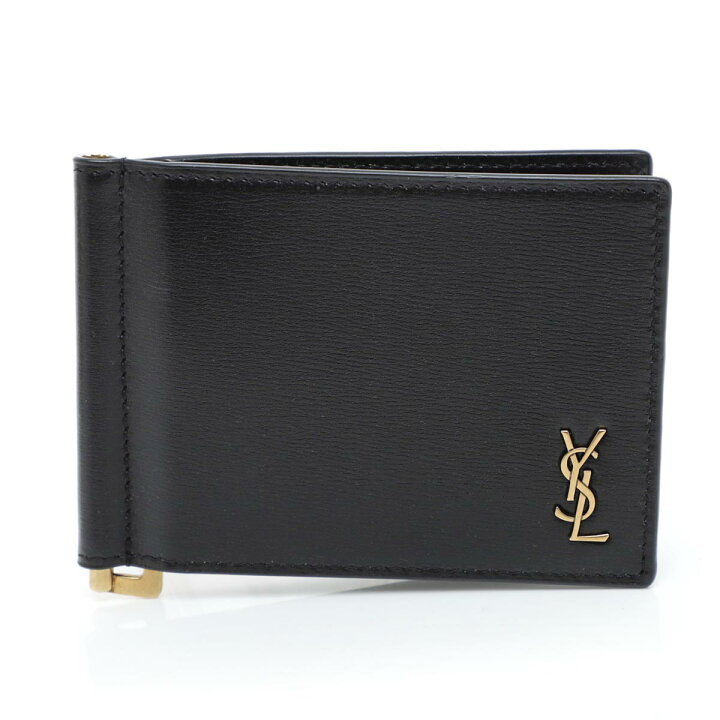楽天市場】サンローラン SAINT LAURENT マネークリップ 財布 ブラック  