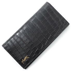 サンローラン SAINT LAURENT 長財布 小銭入れ付き ブラック メンズ 607746 dzedw 1000 TINY MONOGRAM CONTINENTAL WALLET【返品送料無料】