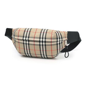 バーバリー BURBERRY ボディバッグ バムバッグ ベージュ メンズ 8010430 archivebeige MEDIUM VINTAGE CHECK BONDED COTTON BUM BAG【返品送料無料】【ラッピング無料】