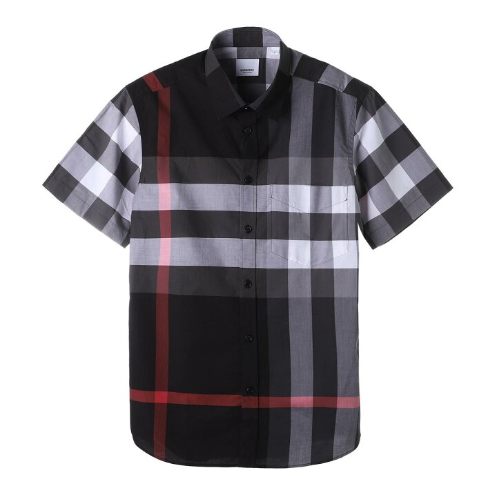 楽天市場】バーバリー BURBERRY 半袖 シャツ グレー 8025607 charcoal  