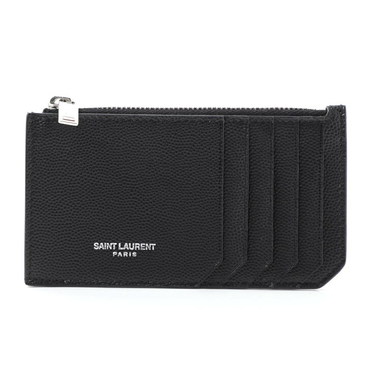 楽天市場】サンローラン SAINT LAURENT カードケース ブラック メンズ 
