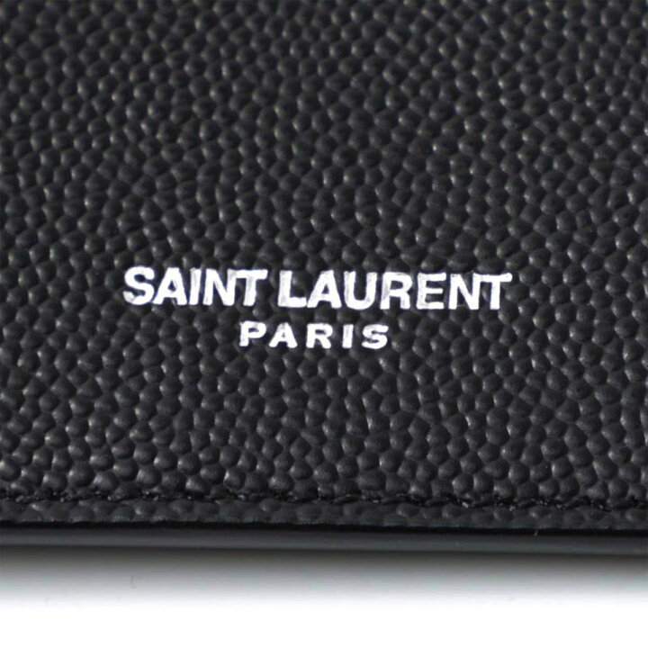 楽天市場】サンローラン SAINT LAURENT カードケース ブラック メンズ 