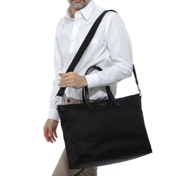 楽天市場 アウトレット プラダ Prada トートバッグ 2way ブラック メンズ 2vg024 Vooo 064 F0002 Tessuto Saffiano テッス ト サフィアーノ あす楽対応 関東 返品送料無料 ラッピング無料 モダンブルー楽天市場店