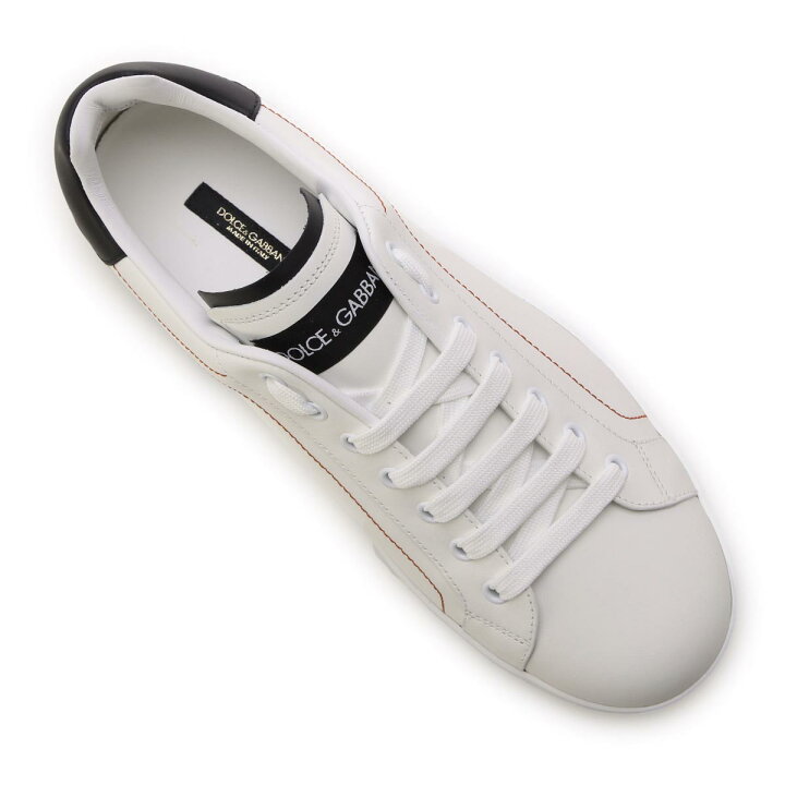 楽天市場 アウトレット ラスト1点 ドルチェ ガッバーナ Dolce Gabbana スニーカー ホワイト メンズ Cs1760 Ah526 697 Portofino Sneaker あす楽対応 関東 返品送料無料 ラッピング無料 22aw Outnew モダンブルー楽天市場店
