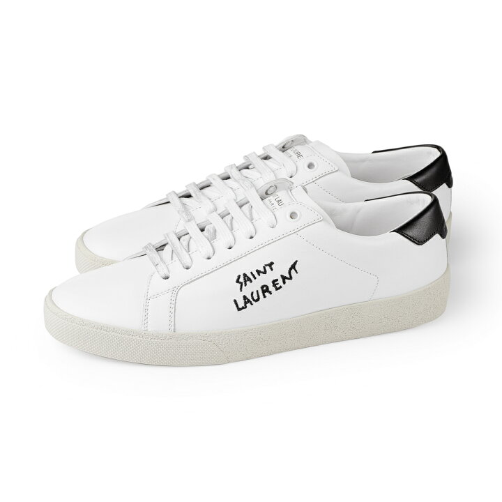 楽天市場 サンローラン Saint Laurent スニーカー ホワイト メンズ 大きいサイズあり 08g10 9061 Sl06 あす楽対応 関東 返品送料無料 ラッピング無料 22aw モダンブルー楽天市場店