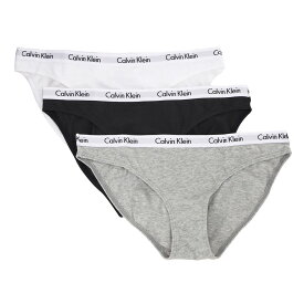 カルバンクライン Calvin Klein ビキニ ショーツ 3枚セット マルチカラー レディース qd3588 999【返品交換不可】【ラッピング無料】